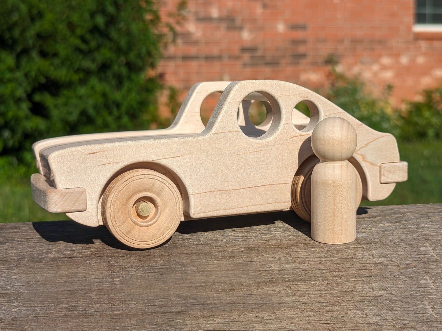 Wooden Sports Car Toy