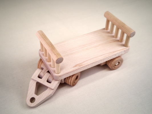 Wooden Airport Luggage Truck